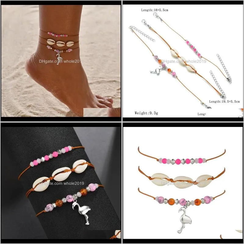 shell gold anklet foot jewelry barefoot sandal ankle bracelets for women accessories flamigo feet gift anklets