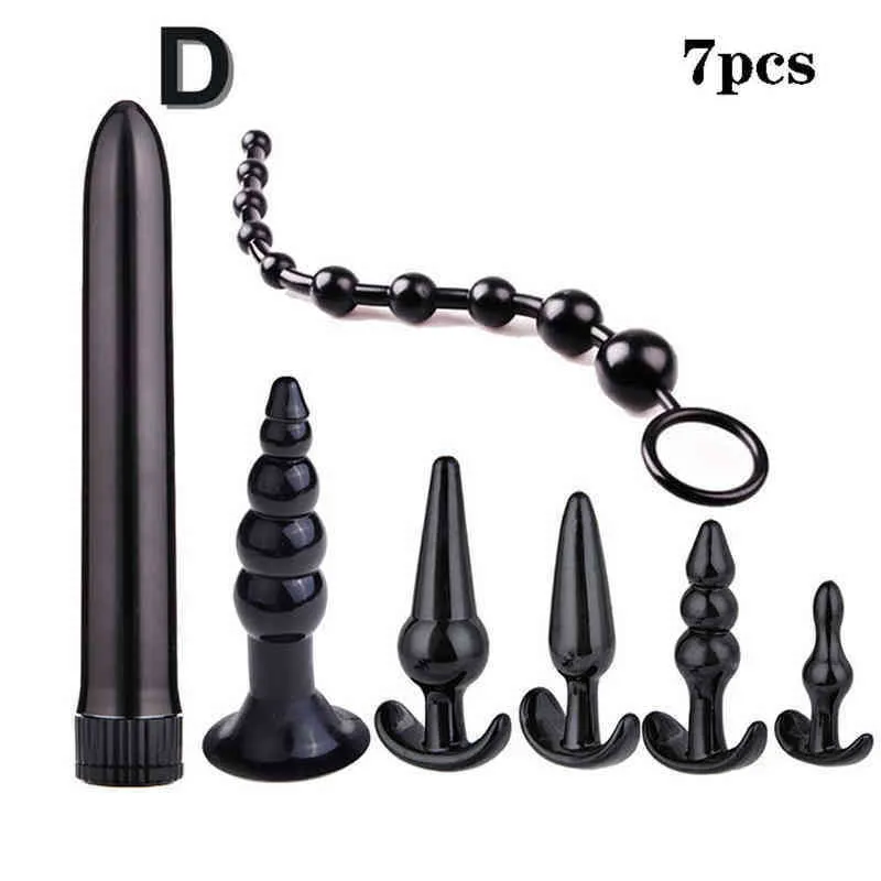 NXY Anal Plug Bestco-Consoladores Con Tapn de Cuentas Anales Para Parejas, Vibrador Vaginal Estimular El Orgasmo, Productoros Masturbadores, Juguetes1215