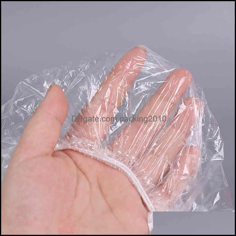 100pcs Cheap Price Clear Plastic PE Transparent Hotel Disposable Shower Caps