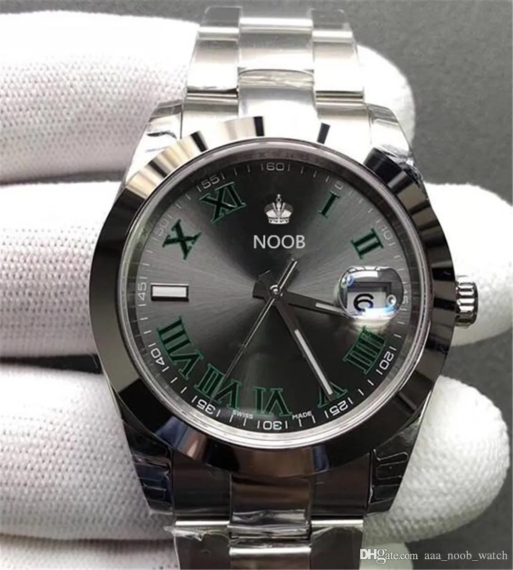 EW-126331 41mm montre pour hommes montre DE luxe en acier raffiné 3235 mouvement de machine mécanique automatique (une montre une carte)