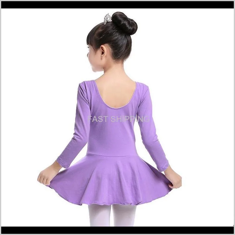 Children Ballerina Blue Ballet Dress Leotards