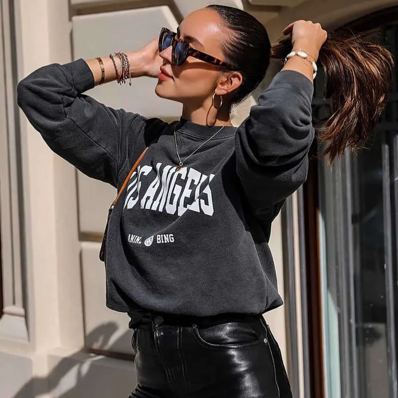 Pirata Hippie Faded Gráfico Deporte Sudaderas Mujer Otoño Algodón