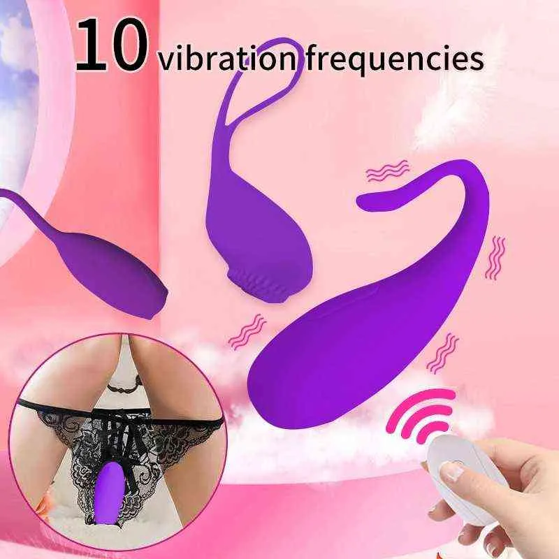 NXY Eggs 10 Speeds Jump Vibrator Vibrating Couples Wireless Remote Anal Clitoris Stimulation Sex Toys For Wome_voghion.com