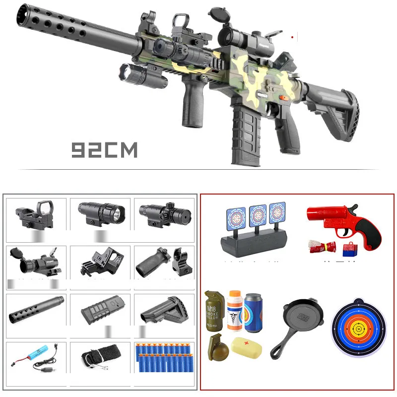M416 Электрическая мягкая пуля игрушечный пистолет с пулями Safe Blaster Pistol для детей взрослых CS боевые игры Игра День рождения подарки