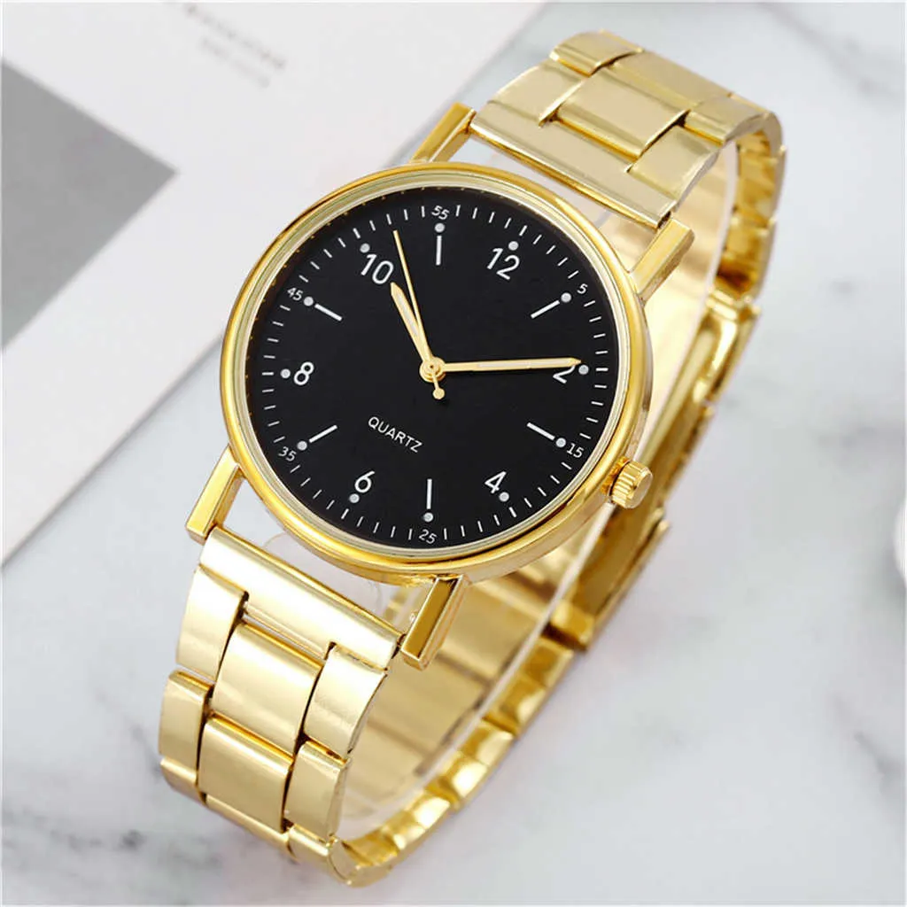 Women's high-end stainless steel luminous dial casual fashion simple style quartz watch G230529