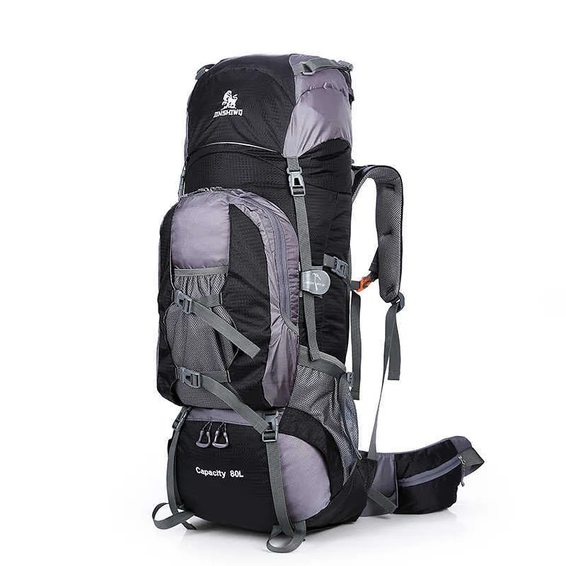 Mochila Mochila Pacote de Mochila Grande Viagem ao ar livre de 80l Backpack Backpack Back Back Sport Camping Backpack de grande capacidade Mountain P230510