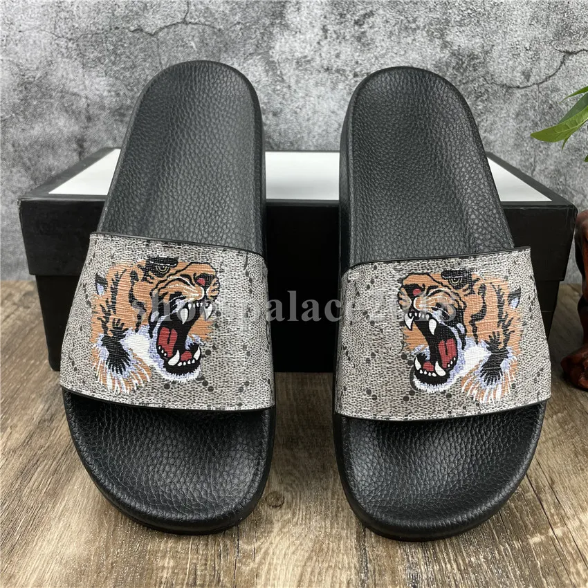 gg Gucci Mens Womens Slipper Summer Sandals Scuffs Beach Slides Leisure Slippers Ladies Sandali Bathroom Home Shoes Trendy Pattern Word Flower Snake