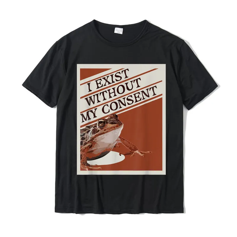 Sin Mi Consentimiento Frog Funny Surreal Surreal Deme Me Irl Camiseta Tops Tops Camisetas Impresión Prevaleciente Hombre De Algodón Tshirts Casual 220309 De 5,44 € | DHgate
