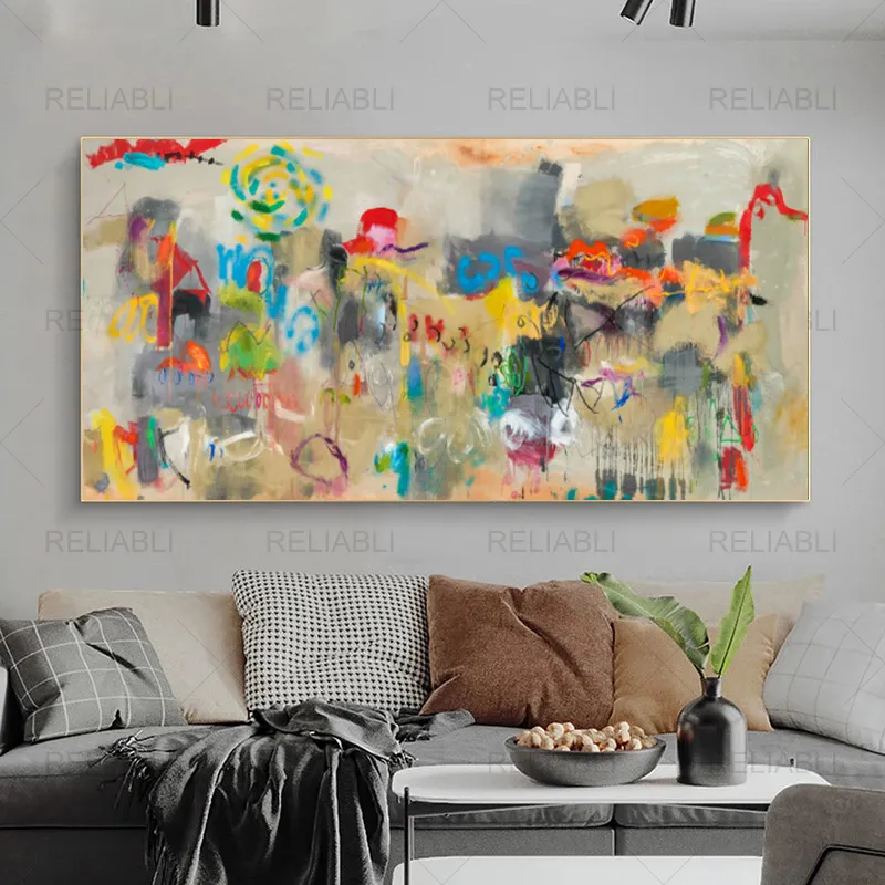Graffiti Art Posters: Modern Abstract Canvas Wall Art, High Definition ...