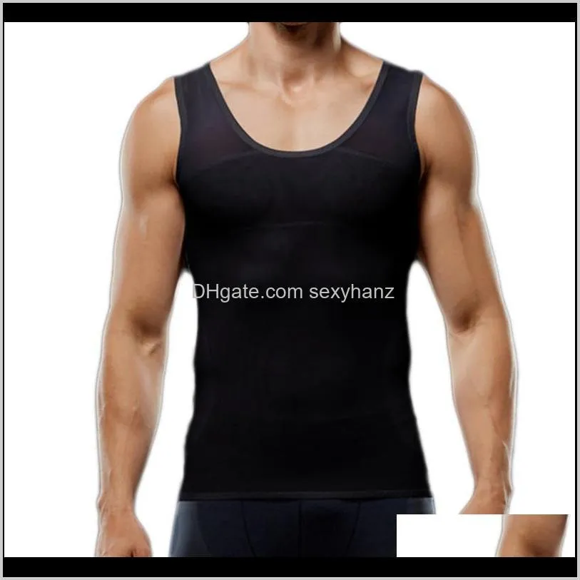 shaper men neoprene slimming sauna vest male tummy fat burner heat body shaper underwear compression waist trainer tank top body