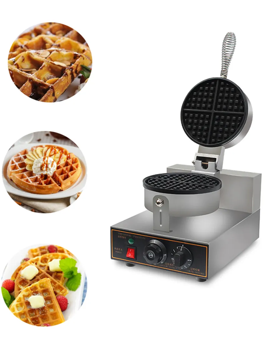 Waffle Maker Non-Stick Baking Biscuit Eggette Machine Electric Ice Cream Waffle Cone Baker