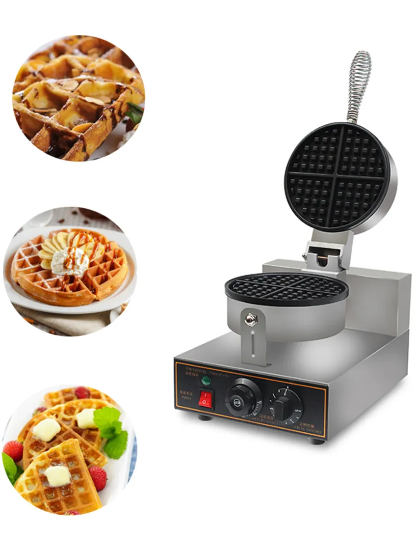 Waffle Maker Antiaderente Biscotto Eggette Macchina Gelato Elettrico Waffle Cono Baker