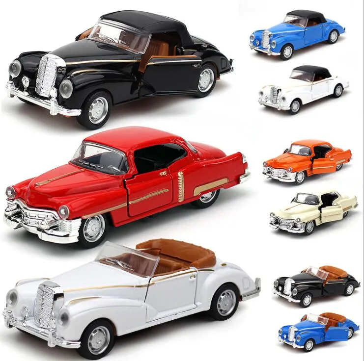 Hoge Kwaliteit Legering Die-Casting Metalen Collectie Toy Classic Model Auto-accessoires Verjaardag Cake Decoratie Kindercadeaus Kerst Speelgoed aanwezig