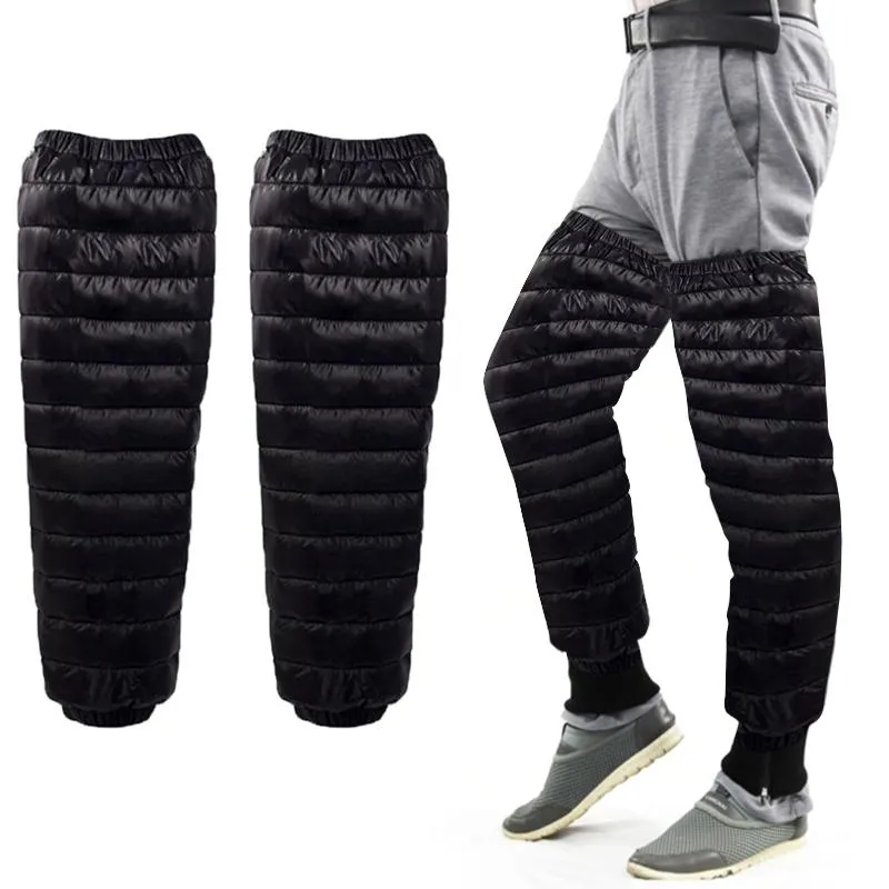 Adult Winter Sports Leggings Comfy Thickened Waterproof Knee Pads for Skiing Skating
