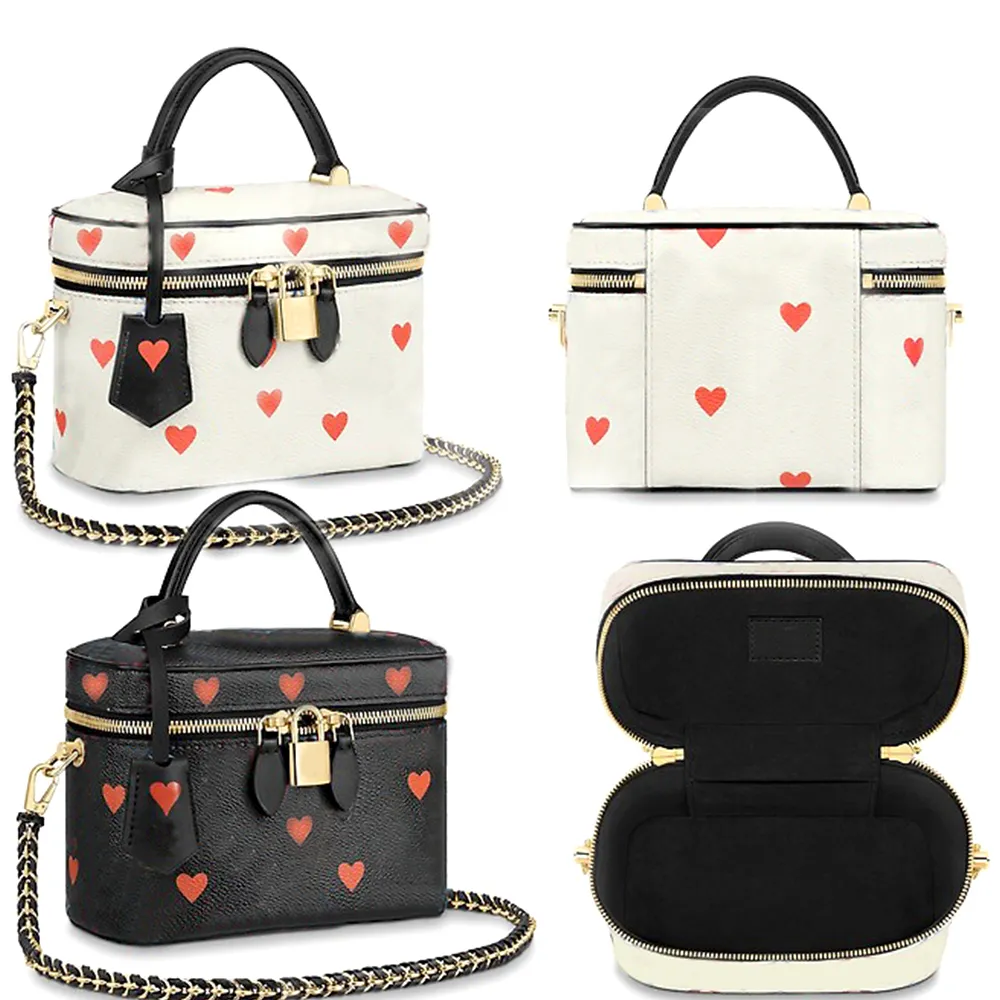 Nouvelle Mode Cosmétique Sac Maquillage Cas Poche Portable Sacs À Main Loisirs Bandoulière Épaule Trousses De Toilette AMOUR Multi Motif Pochette Sacs À Main