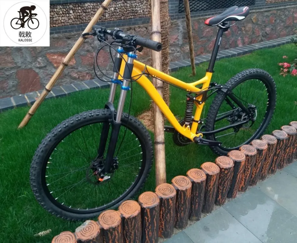 Камалос-каркас ALOSSE Full Supension Aluminium, BiCicleta Mountain Bike 26, 24 Speed, 2021 Велосипедные велосипеды