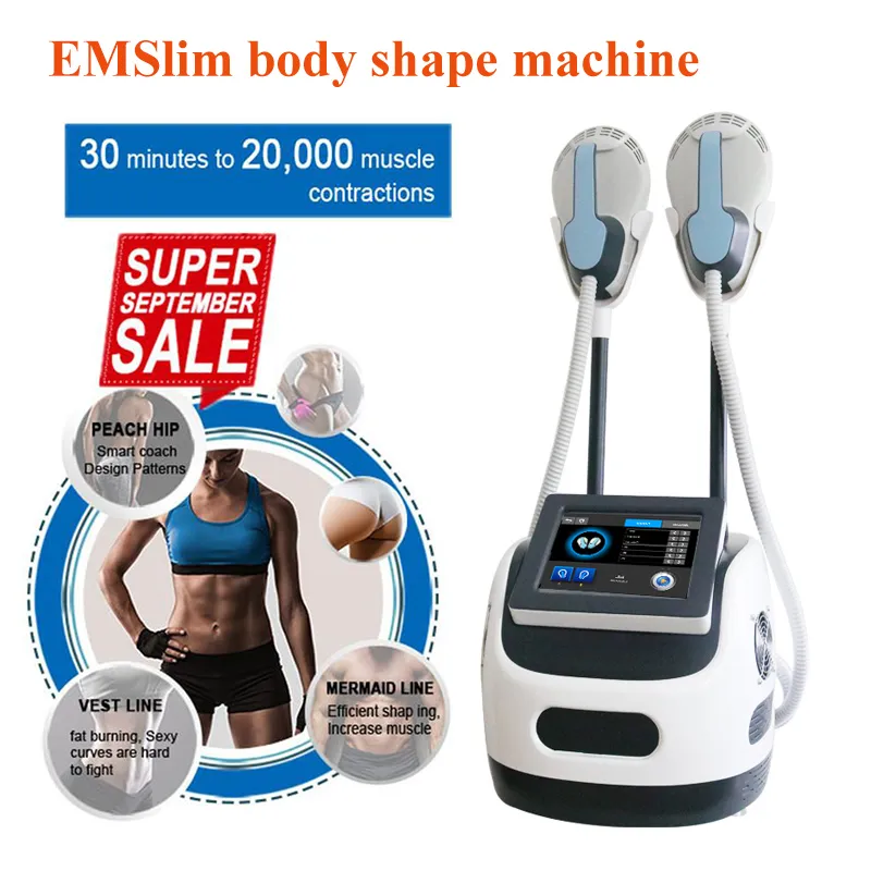 Emslim Portable Teslashape dimagrante Body contouring EMS stimolatore muscolare Macchina macchine di bellezza elettromagnetiche pulsate ad alta intensità