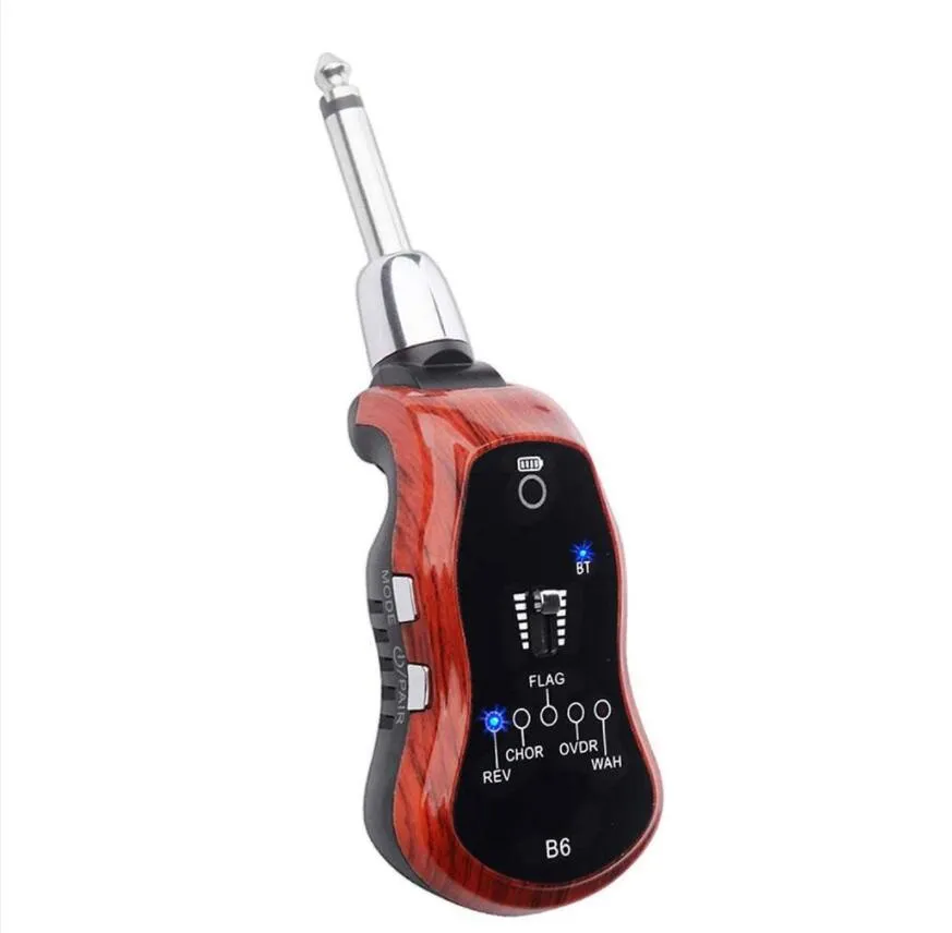 B6 Bluetooth Rechargeable Mini Acoustic Amplifier With 5 Effects A8 A9 2.4Ghz Wireless Guitar Transmitter And Receiver From Beest 13.91 DHgate.Com