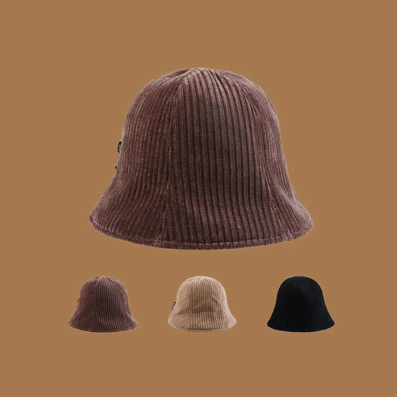 Boinas 2021 Panamá Cálido Invierno Sombrero de cubo para mujer para adolescentes Fieltro Lana Chica Sautumn y Moda Piel Negro Hip Hop Cap