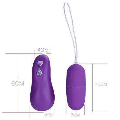 NXY Eggs Vibratore a controllo remoto wireless Bullet Multi Velocità Massaggiatore clitorideo Giocattoli sessuali per adulti 1124_voghion.com