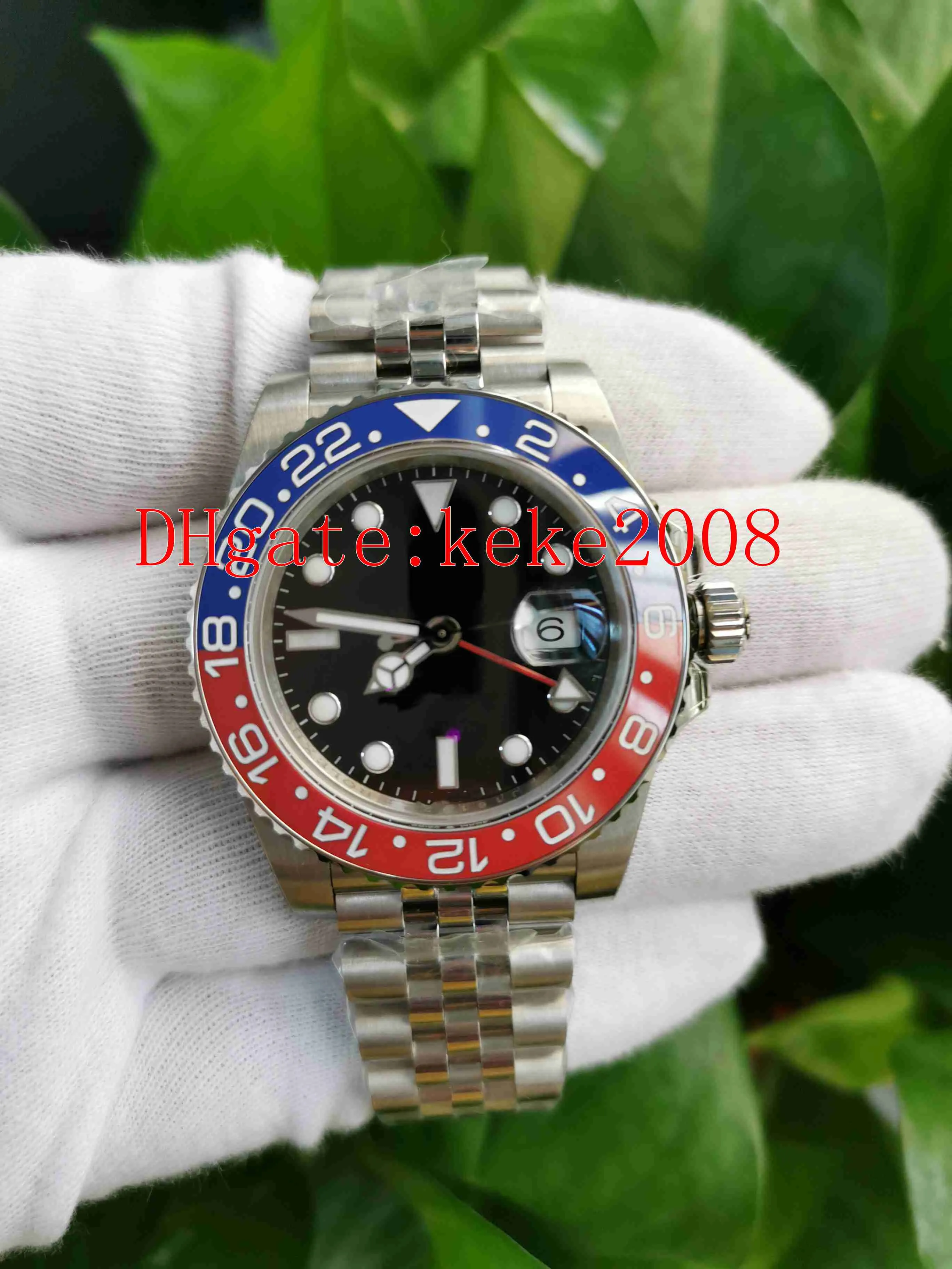 Top Qualität BP 40mm Herren Armbanduhren 126710 126710BLRO Pepsi Cerachrom Edelstahl 316L 2813 Uhrwerk Mechanische Automatik Herrenuhr Uhren