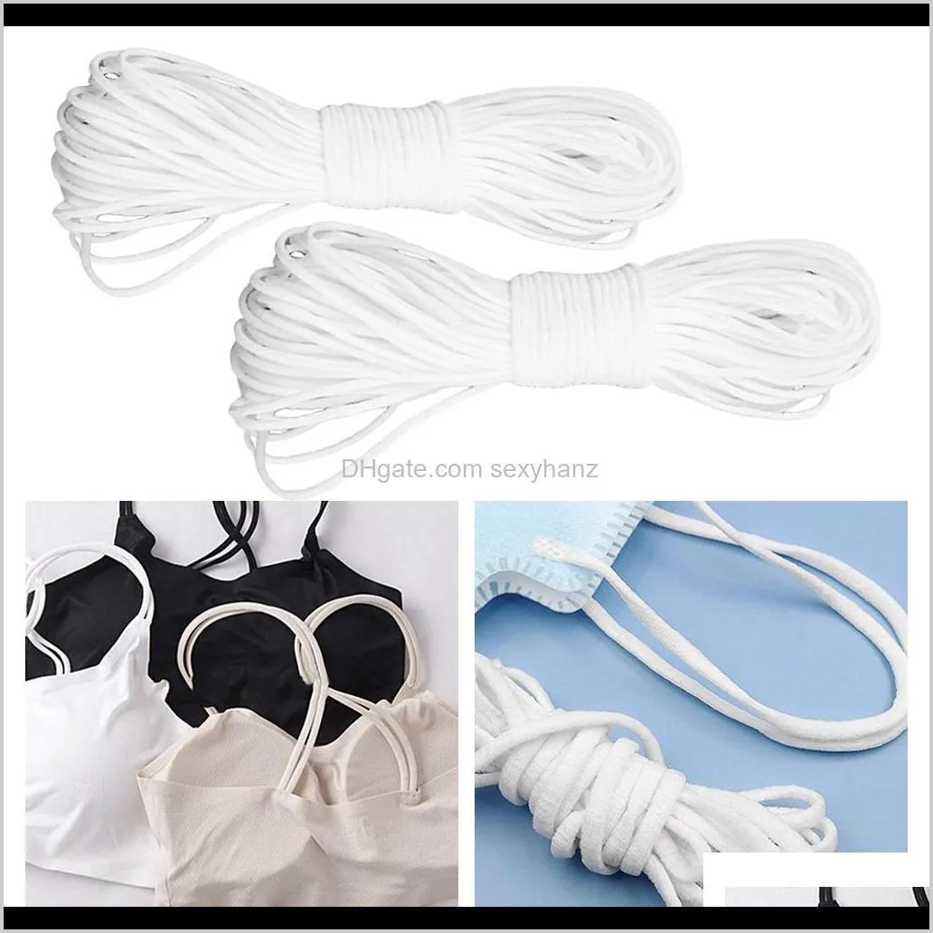 elastic cord string waist band for crafts diy weaving dressmaking 2.5mm 4mm