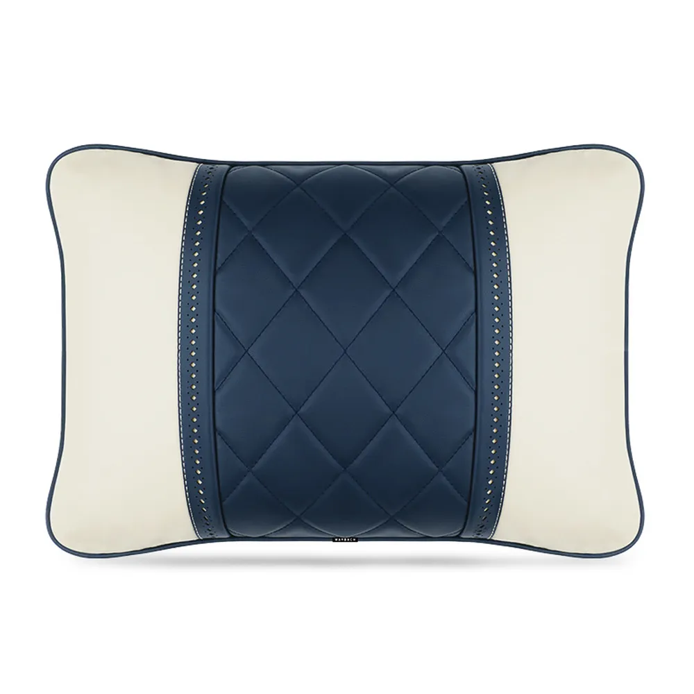 For Mercedes Maybach S Class Headrest Luxury Leather Neck Pillow Car