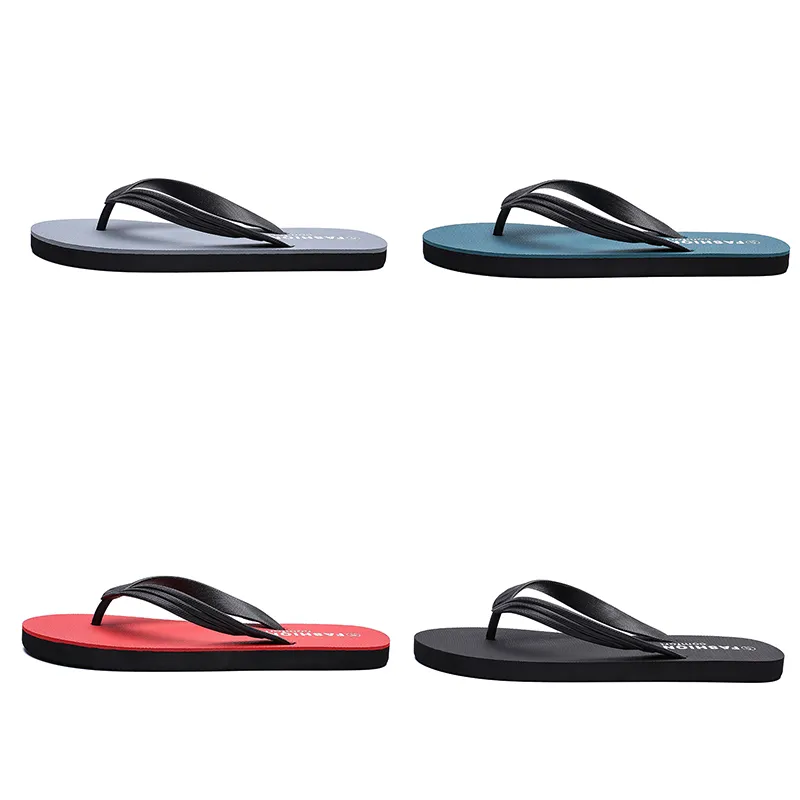 Män Slide Fashion Slipper Classic Grå Casual Beach Skor Hotell Flip Flops Sommar Rabattera pris Utomhus Mens Tofflor