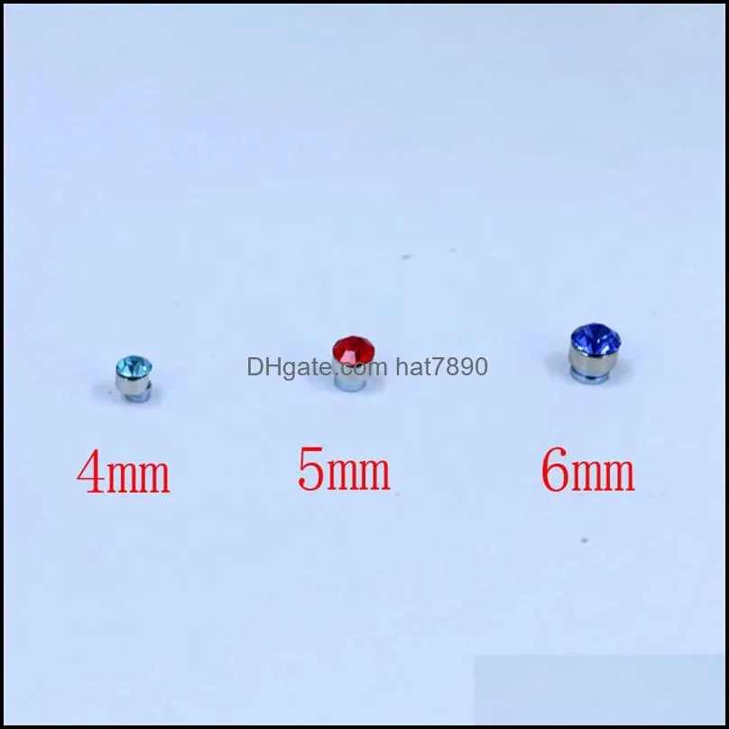 Strong Magnet Magnetic therapy Health Ear Stud For Men Women Zircon Non Piercing Earrings Wedding Gift Punk Jewelry