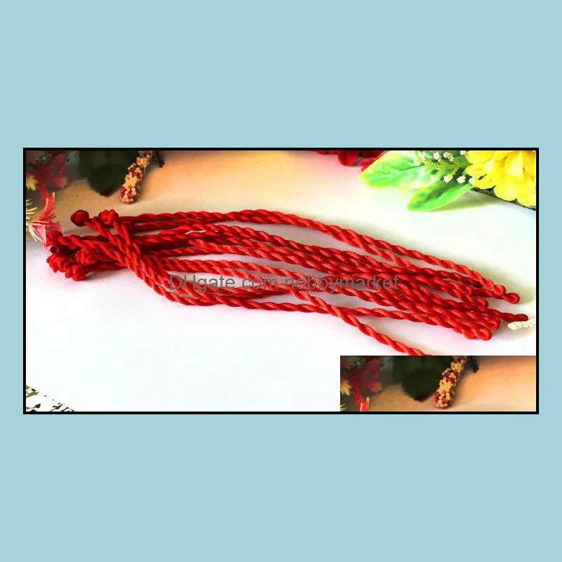 004 Hand-woven rope natal bright red string for security and peace 2 yuan shop stall supply wholesale