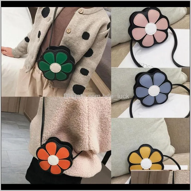 2020 New Arrival Fashion Cute Handbags Toddler Kids Girls Flower Shoulder Purse Tote Purse Crossbody Bags