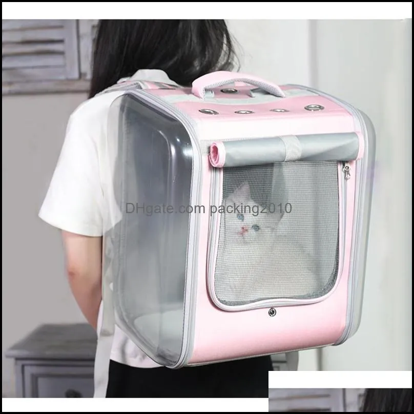 Portable Pet Dog Carrier Backpack Breathable Dog Travel Outdoor Shoulder Bag For Small Pets Packaging Carrying Pet Supplies