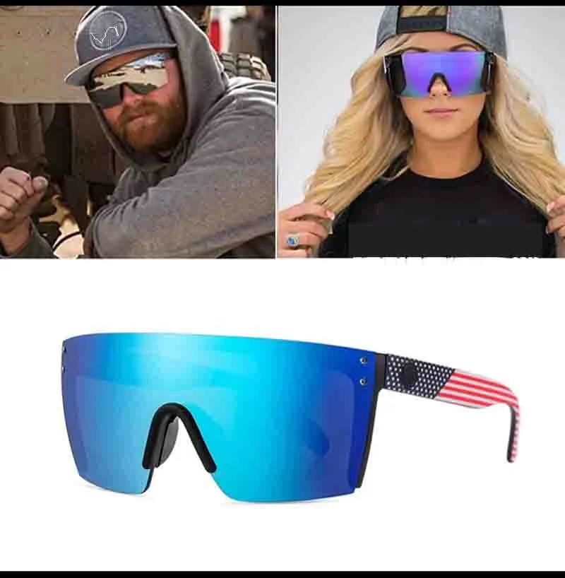 Square men sunglasses women Male Fishing Goggles Retro Vintage Fashion Shield-shaped Big Frame Sun Glasses UV400 Eyewear 6 selection of color