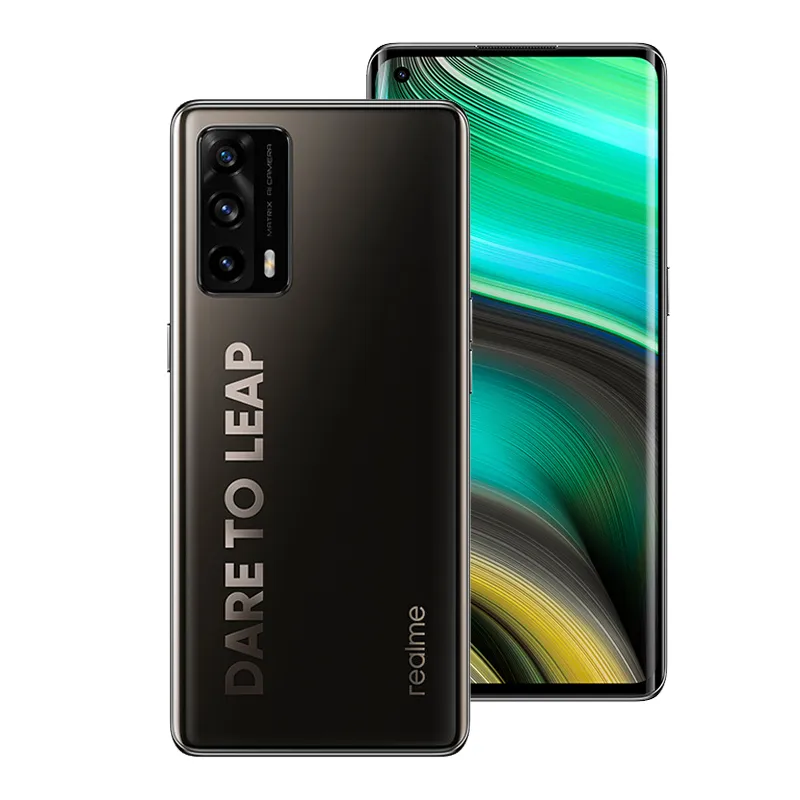 Oryginalny RealMe X7 Pro Ultra 5g Telefon komórkowy 12GB RAM 256GB ROM MTK 1000 Plus 64.0mp AI 4500MAH Android 6.55 Cal AMOLED Pełny ekran Filownia Identyfikator Face Smartfon Telefoniczny