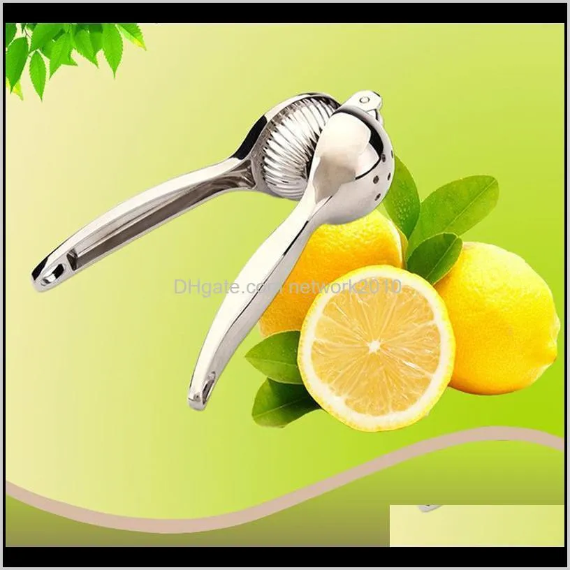 Kitchen, Dining Bar Home & Garden Drop Delivery 2021 Stainless Steel Fast Handle Orange Lemon Juice Press Convenient Fruits Squeezer Citrus J