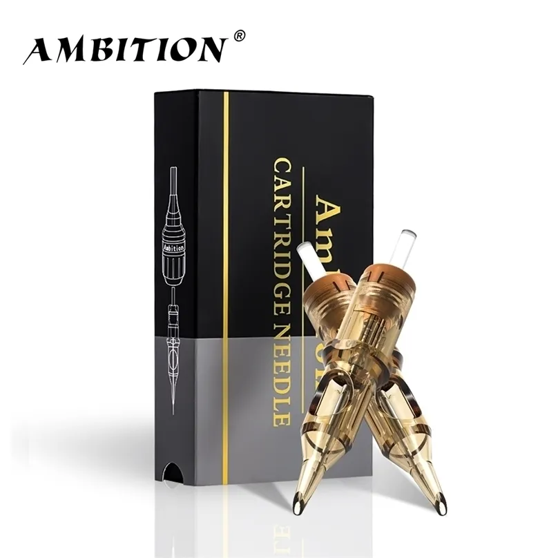 Ambitie Revolutie Tattoo Cartridge Mix Ronde Liner Shader Curved Magnum Needles 1RL 3RL 5RL 7RL 9RL 11RL 7RM 9RM 13RM 220224