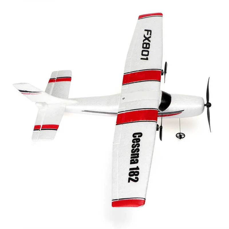 DIY RC Plane Toy EPP Craft Foam Electric Outdoor Remote Control Glider FX-801 901Remote управление самолетом DIY самолет с фиксированным крылом 211026