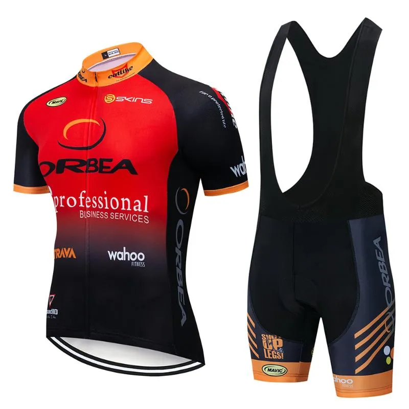 Ensembles de course 2021 été ORBEA Maillot de cyclisme à manches courtes Ensemble Maillot Ropa Ciclismo Uniformes Vêtements de vélo à séchage rapide Vêtements de cycle VTT