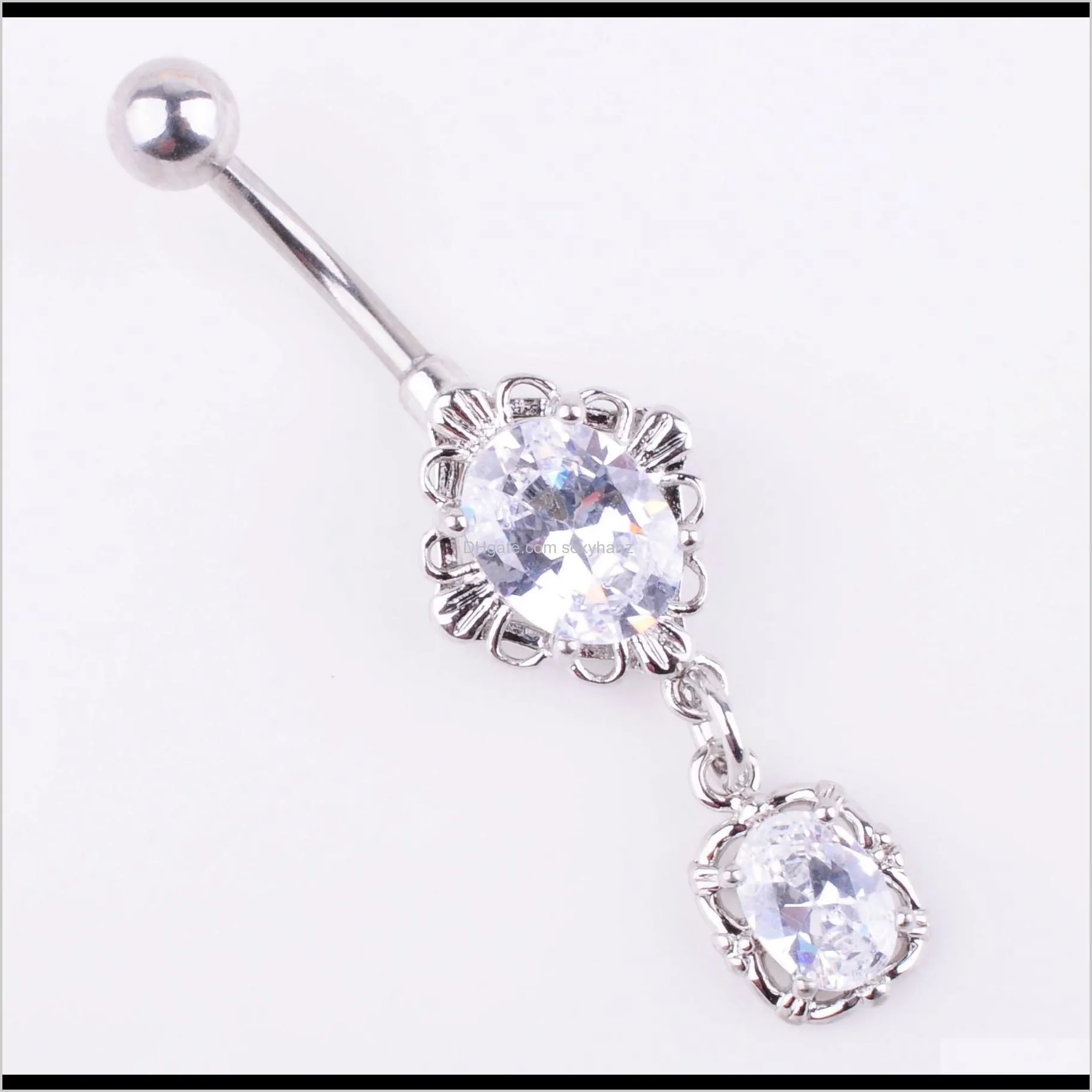 d0001 (1 color) belly style ring style belly button ring navel rings body piercing jewelry dangle accessories fashion charm retail