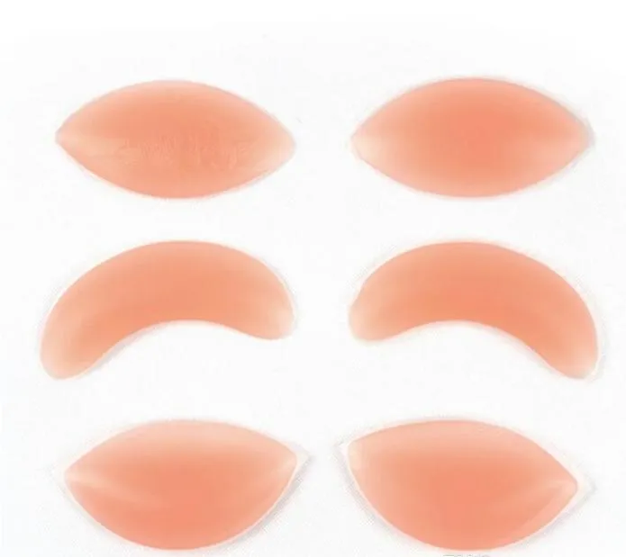 2021 Bröstkudde Kycklingfiléer Silikon Bröstförstärkare BH Infoga Pad Opp Bag Package Silicone Breast Pads