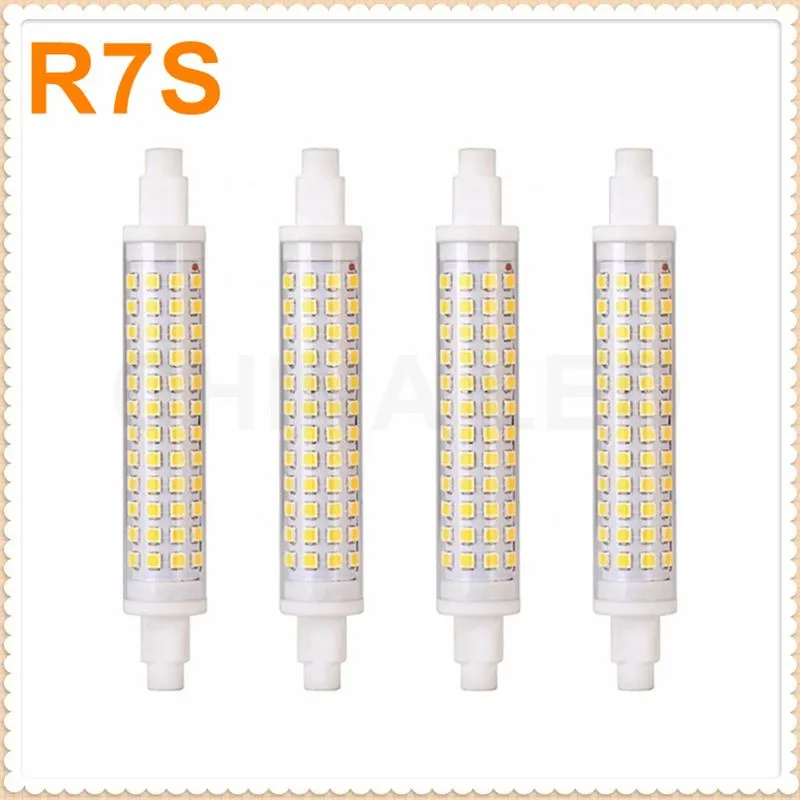Bulbos R7s LED 78mm 118mm 135mm Lâmpada 10W 15W 20W SMD2835 Lâmpada Lâmpada 220V Milho Economia de Energia Substitua halogênio
