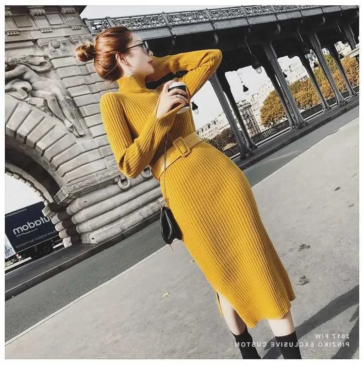 knit contrast dress Wholesale MOQ6 Double Take Waffle-Knit Contrast Half Button V-Neck Long Sleeve Mini Dress