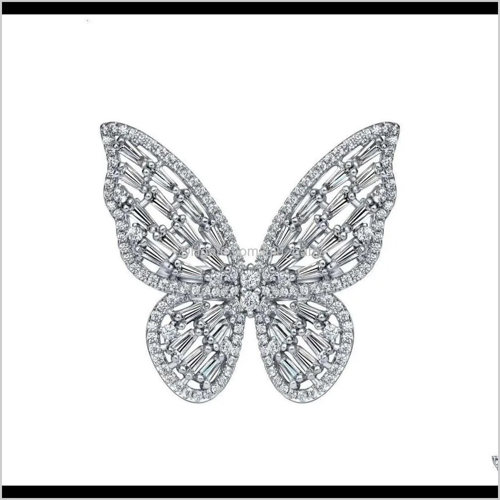 hbp fashion luxury jewelry new style on sale in 2021 butterfly closed 925 silver ring fairy benxian