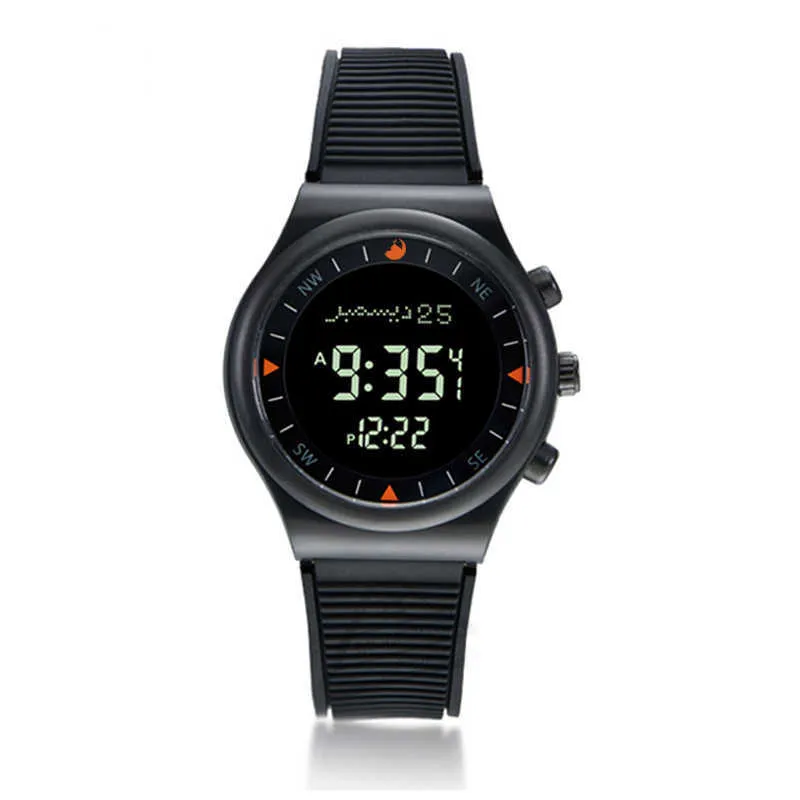 Groß sparen beim Kauf von Islamische Uhr Mit Azan Muslim Azan Watch For Prayer With Qibla Compass Adhan Alarm Hijri Calendar Islamic Al Harameen Fajr