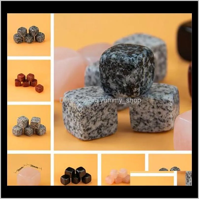 whisky stones ice stones bar christmas whiskey stone natural granite marble whiskey rock stone set great gift 300pcs t1i1847