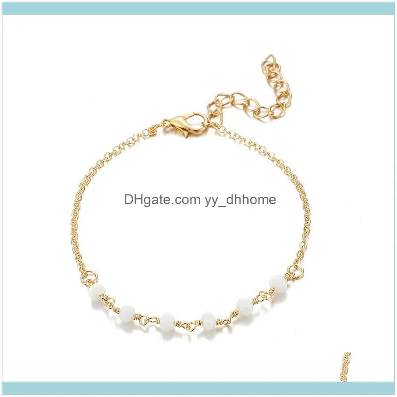 Link, Chain 4 Pcs/set Gold Color Moon Star Geometry Acrylic Bracelets For Women Boho Bangle Set Party Jewelry Wholesale