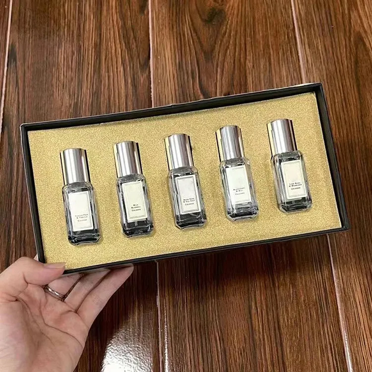 neutral perfume set 9ml*5 pieces suit spray long lasting fragrances EDC 4 choices for gift 1v1charming smell fast free delivery