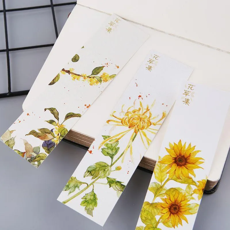 Zakładka 30pcs Kreatywne chińskie zakładki papierowe karty malarskie Retro Piękne pamiątkowe prezenty 77 ha
