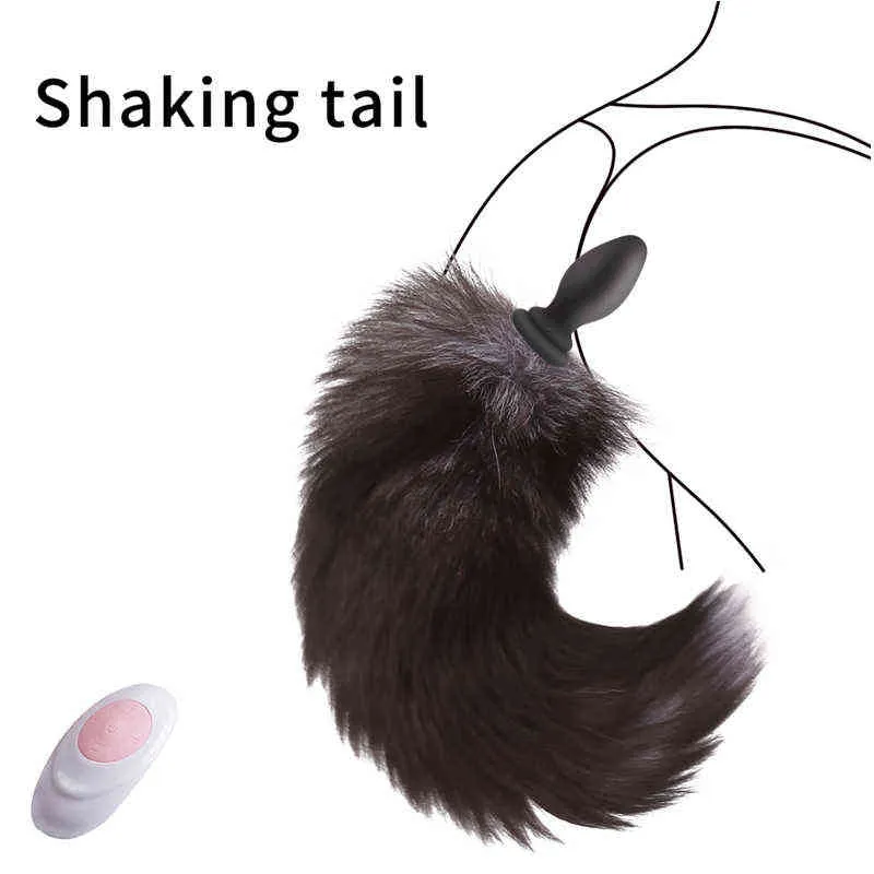 NXY Anal Toys Fox Bear Tail Vibrator Plug Remote... From 17,22  | DHgate