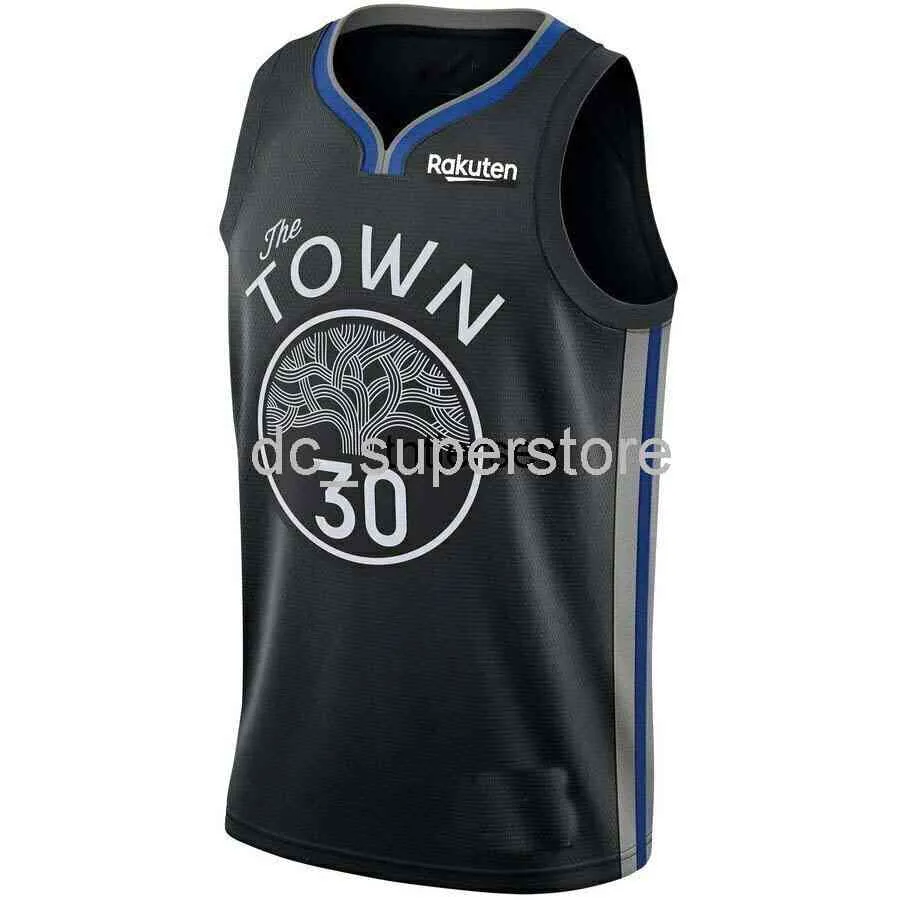 Maillot personnalisé Stephen Curry Swingman cousu pour hommes et femmes, maillots de basket-ball XS-6XL